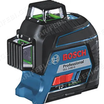 ლაზერული ნიველირი (ქეისით) BOSCH GLL 3-80 G