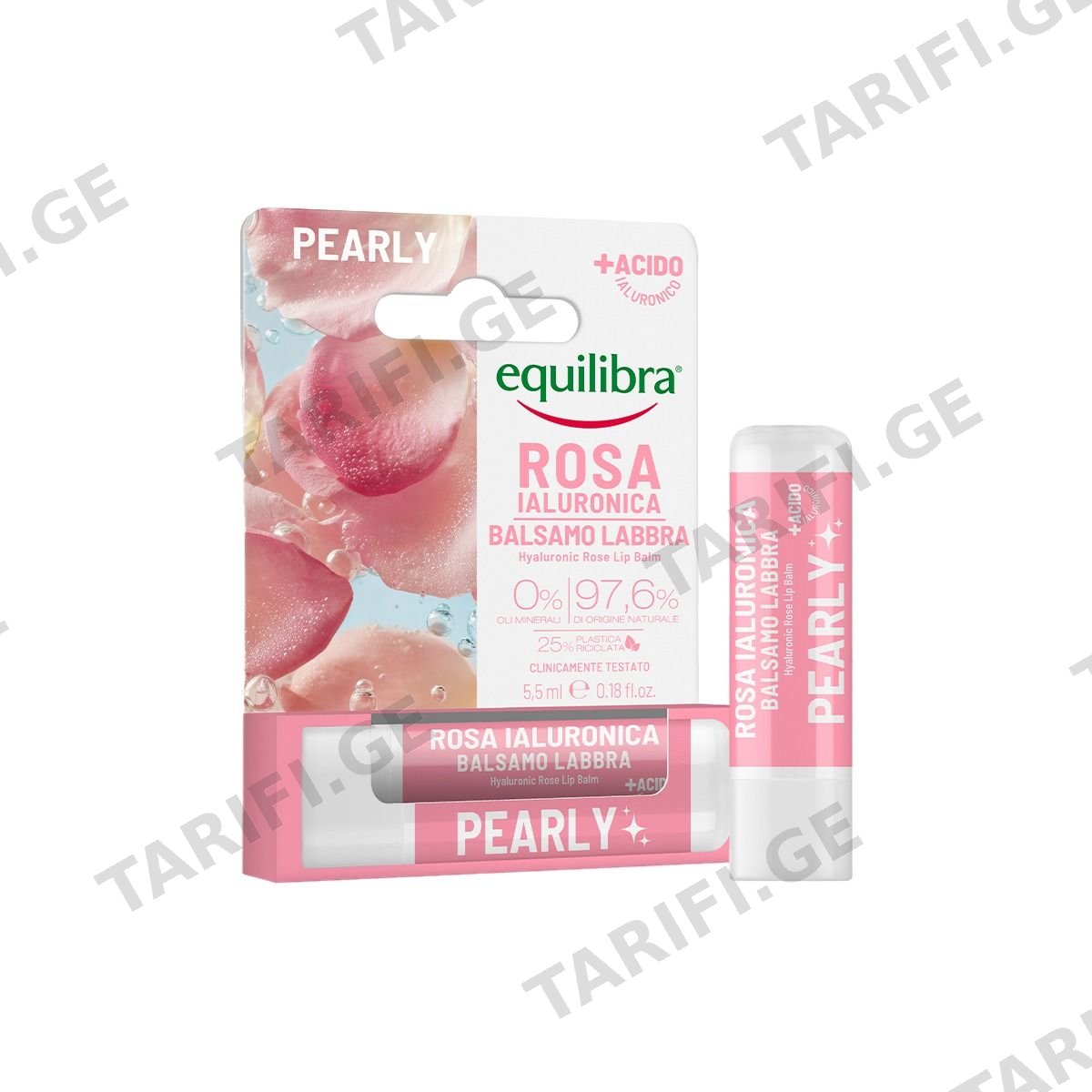 ტუჩის ბალმი Rose Hyaluronic 8161 ექვილიბრა - Equilibra
