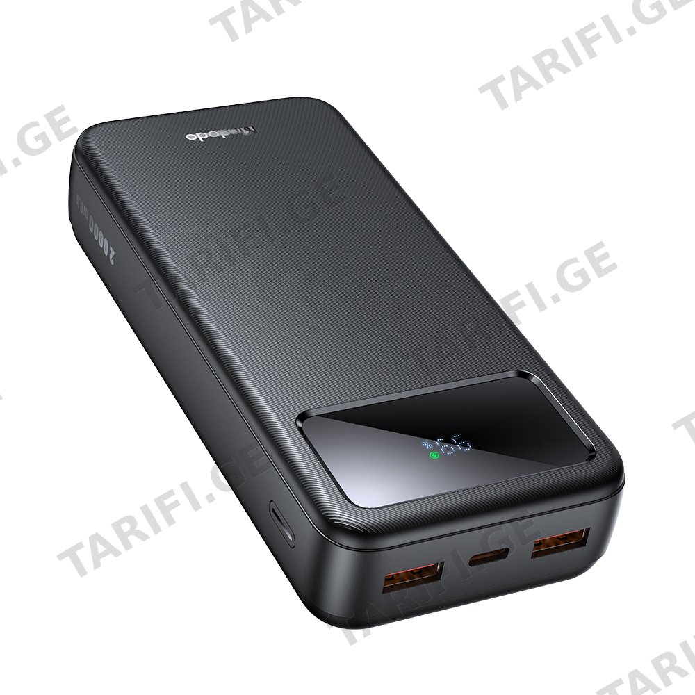 პორტატული დამტენი Mcdodo 22.5W Large LED Display 20000mAh 1C+2A Power Bank MC-4230