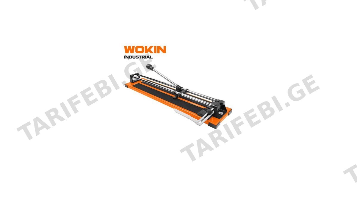 ფილების საჭრელი Wokin 357160, 600mm, Heavy Duty Tile Cutter (INDUSTRIAL), Black/Orange