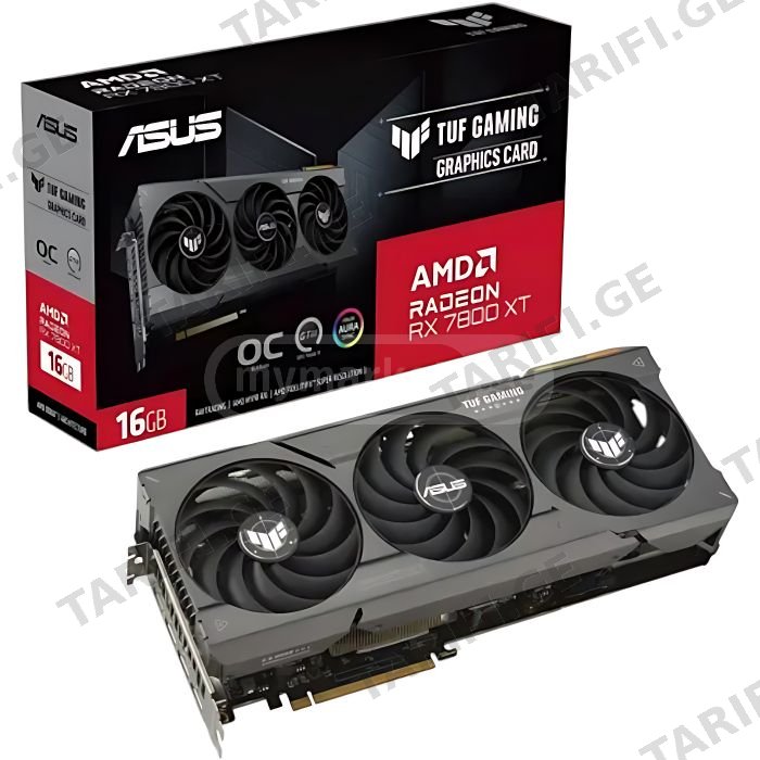 ვიდეო ბარათი ASUS Radeon RX 7800 XT 16GB GDDR6 TUF OC
