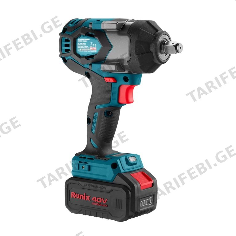 ქანჩსახრახნი აკუმულატორის Ronix Brushless Ronix-8907 -40V