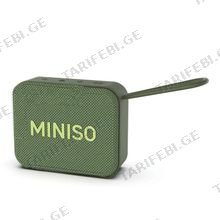MINISO Cloth Cover Water-Proof Wireless Speaker უსადენო დინამიკი