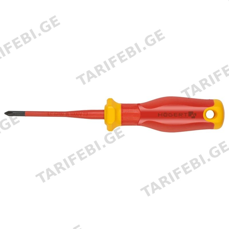 იზოლირებული სახრახნისი HOGERT HT1S973-1 PH1/SL5 80 მმ 1000V SLIM S2