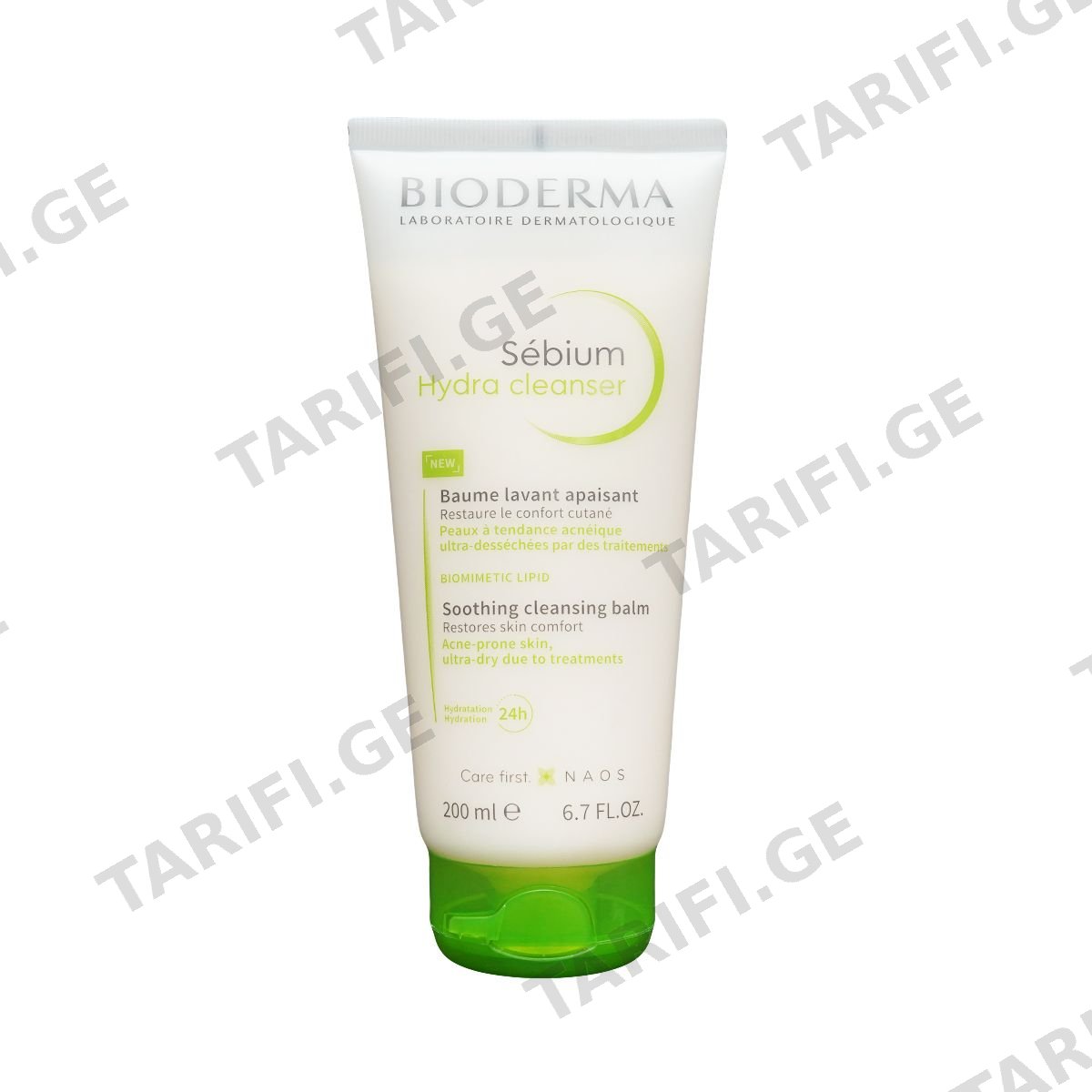 გამწმენდი Sebium Hydra 200 მლ 9273 ბიოდერმა - Bioderma