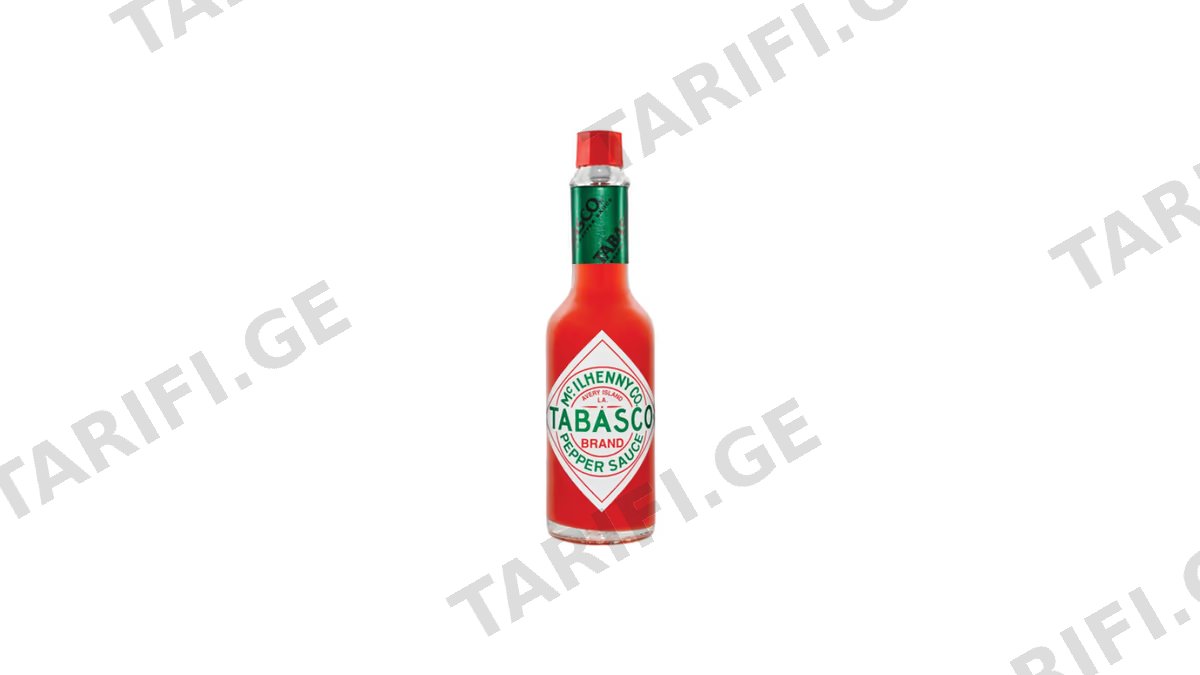 TOBASCO- წითელი წიწაკის სოუსი ცხარე 60მლ/11210000018