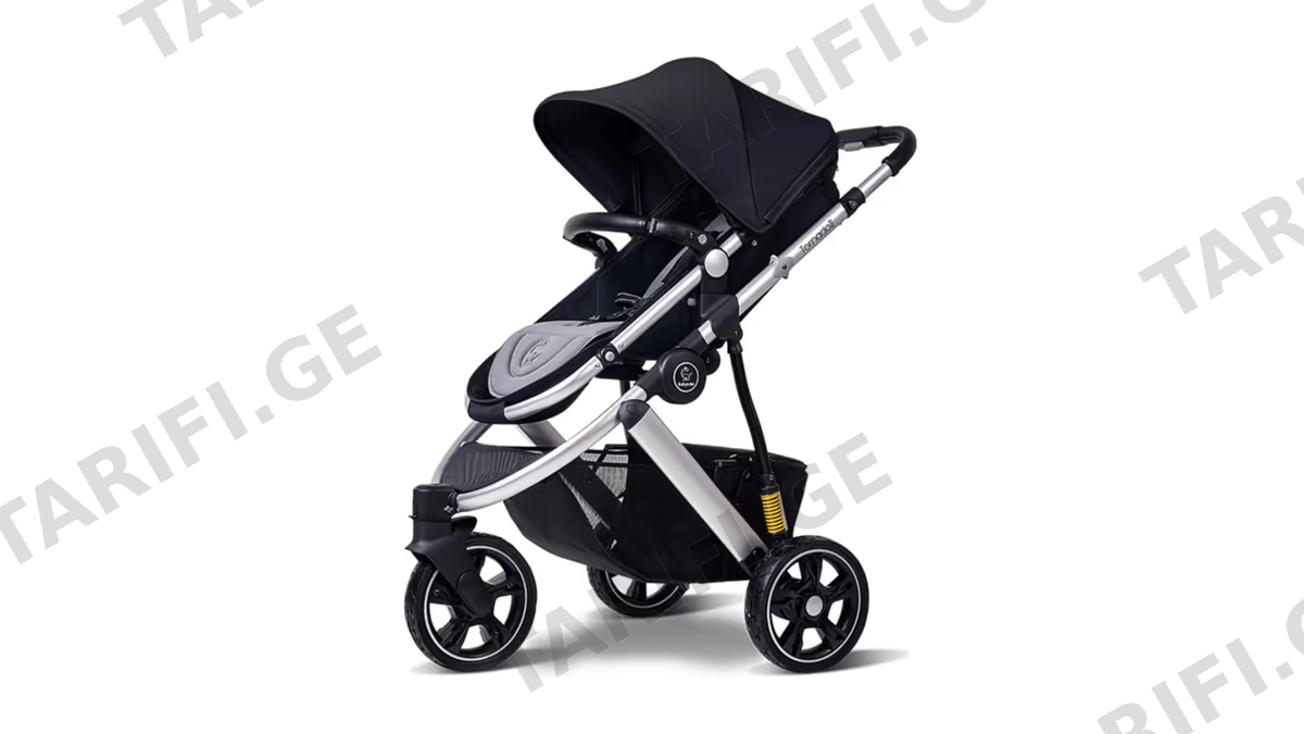საბავშვო ეტლი Xiaomi JG308, 0-3Y, Baby stroller, Black