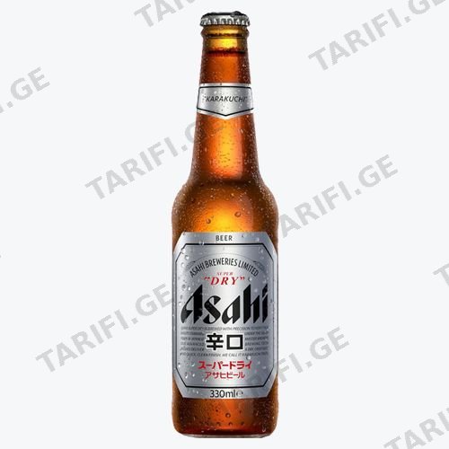 იაპონური ლუდი "Asahi" 5% 330მლ