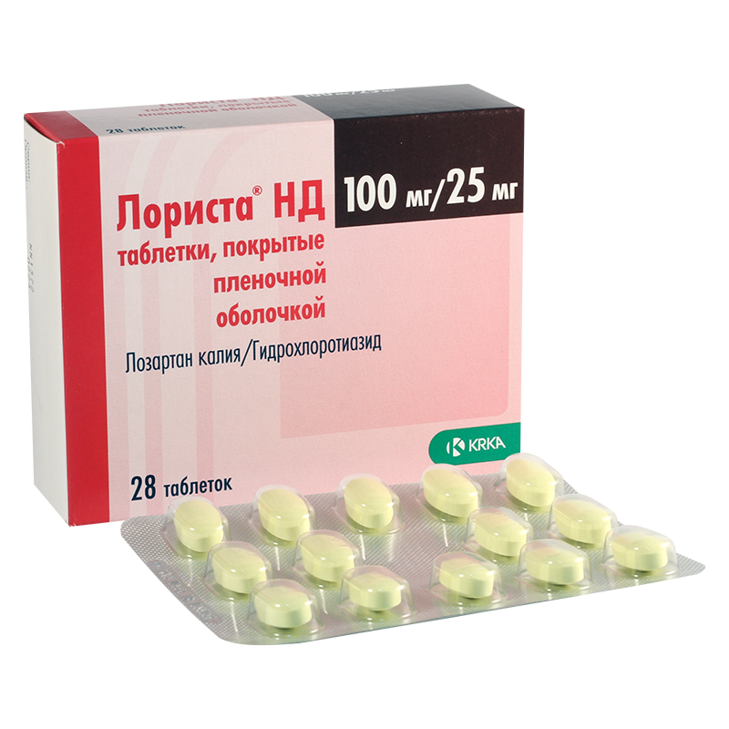 ლორისტა HD 100მგ/25მგ #28ტ