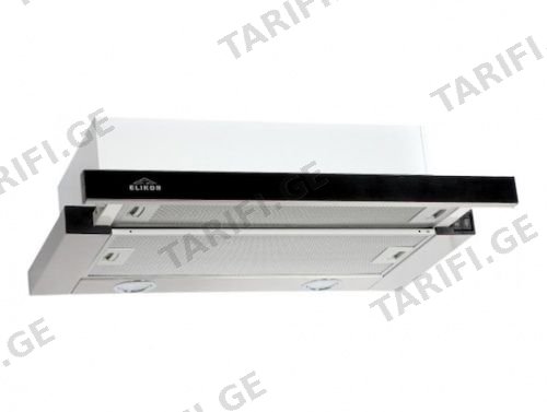 გამწოვი Elikor INTEGRA GLASS 60Н-400 нерж/стекло черное