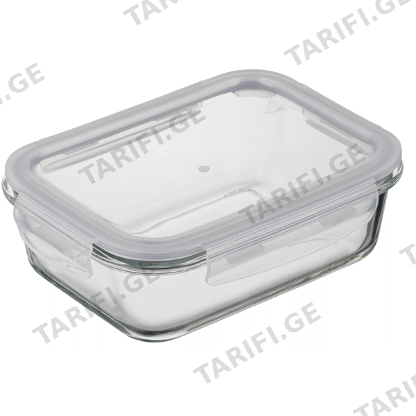 კონტეინერი ARDESTO AR1240BRC GEMINI, 0.38L, FOOD STORAGE CONTAINER, TRANSPARENT