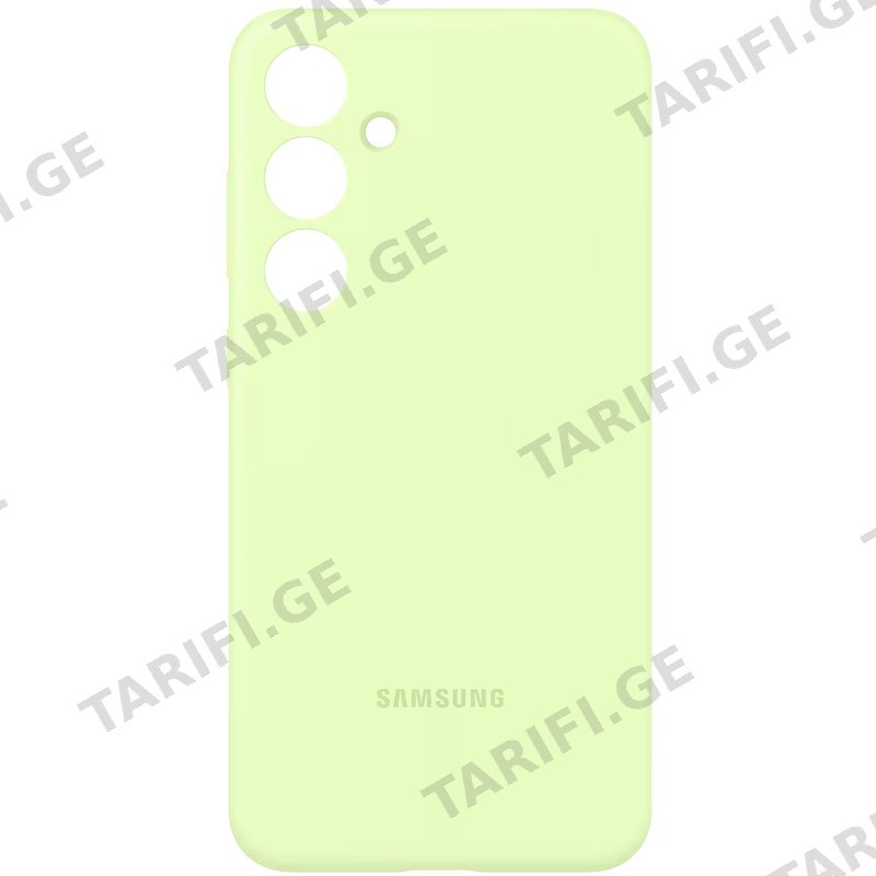 მობილური ტელეფონის ქეისი SAMSUNG GALAXY S24+ SILICONE CASE LIME (EF-PS926TGEGRU)
