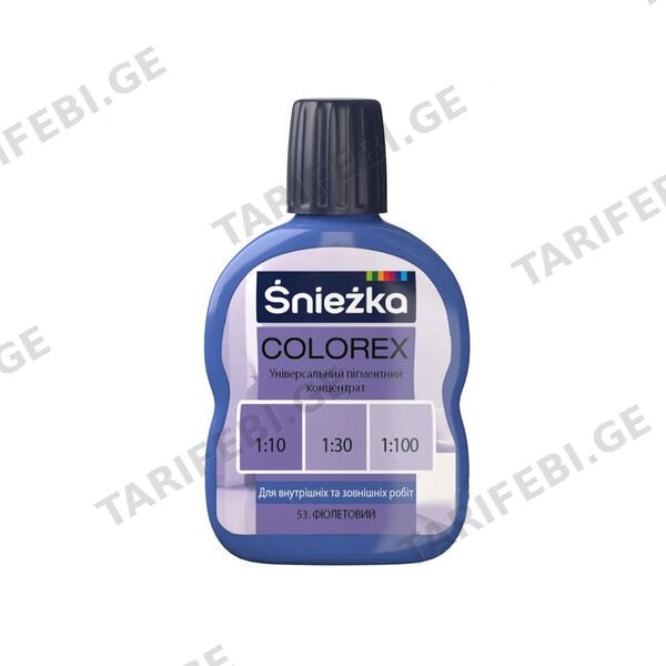 0.1ლ საღებავის პიგმენტი SNIEZKA # 53