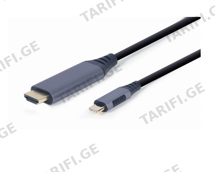 კაბელი Gembird CC-USB3C-HDMI-01-6 USB Type-C to HDMI display Adapter cable 1.8 m