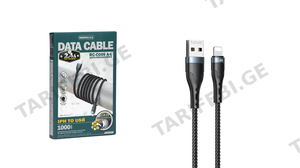 REMAX RC-C006 USB კაბელი Lightning (iPhone)
