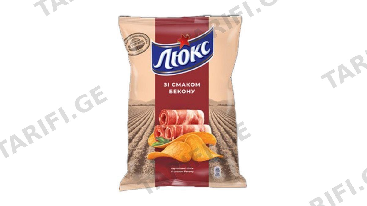 ჩიფსი /ლუქსი ბეკონით/ 125გრ