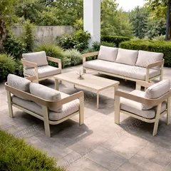 ბაღის ავეჯის კომპლექტი 2-სავარძელი 2-დივანი მაგიდა Jm-7947