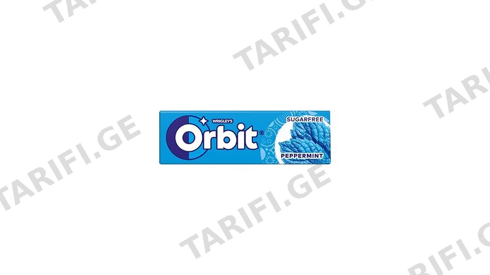 ორბიტი საღ რეზინი მწარე პიტნა 14გრ/50173914