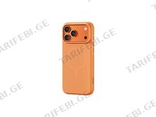 REMAX Original color Series Skin Texture Phone Case iPh17 Pro-Orange მობილური ტელეფონის ქეისი