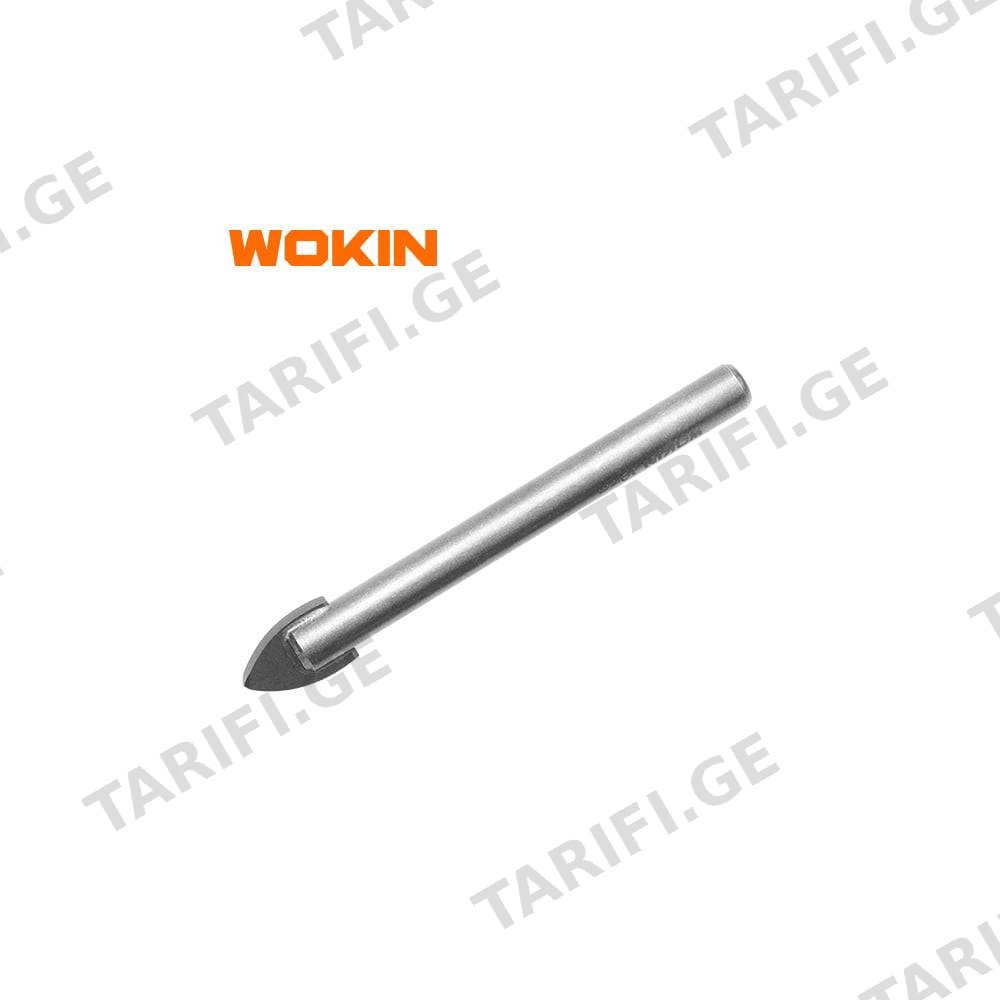 მინის და ფილის საბურღი პირი Wokin 754710, 10MM, Glass Drill Bit, Silver