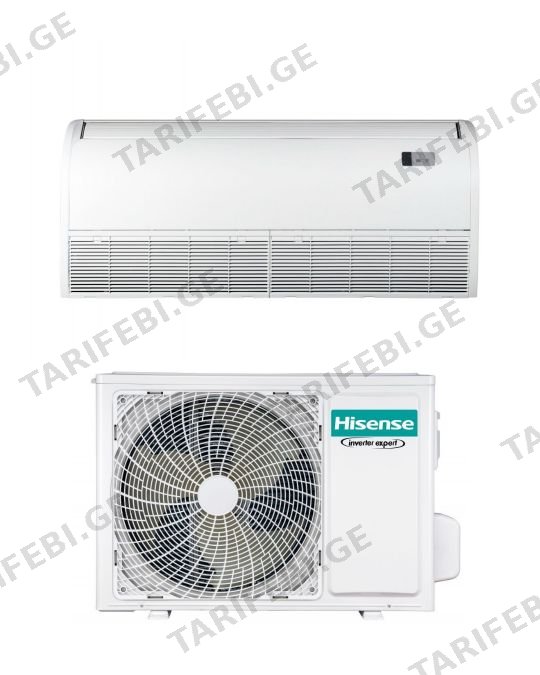 Hisense AUW-36U4RK7 / AUV-36UR4RC8 120 ინვერტერი ჭერ-იატაკის შიდა და გარე ბლოკი