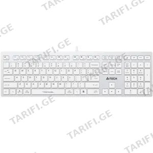 A4Tech Fstyler FX50 Scissor Switch Keyboard EN/RU White (13807)