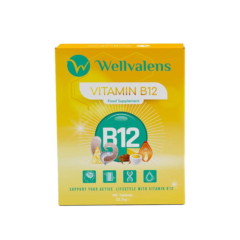 ვიტ B12 1000მკგ#90ტ Wellvalens