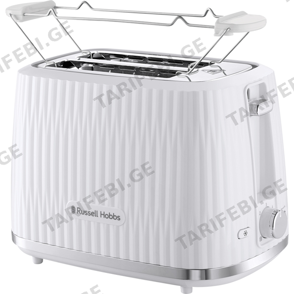 ტოსტერი Russell Hobbs 27370-56/RH Eden, 800W, Toaster, White
