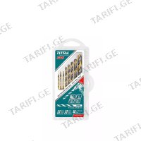 (8ც) ბურღის პირების ნაკრები TOTAL TACSD0801