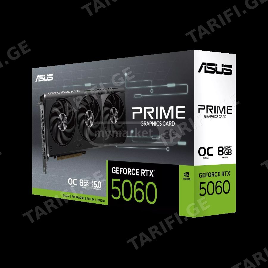 ვიდეობარათი Asus Prime GeForce RTX 5060 TI 8 GB OC