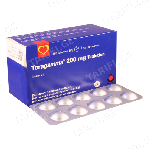 ტორაგამა ტაბლეტი 200მგ #100