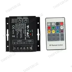 პულტი ლედ ლენტის V-TAC 3339 RGB 12/24V MAX 567W