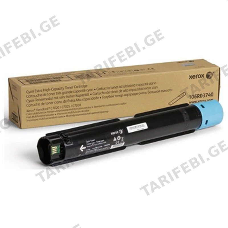 ლაზერული კარტრიჯი XEROX 106R03748 ცისფერი 16500 გვერდი