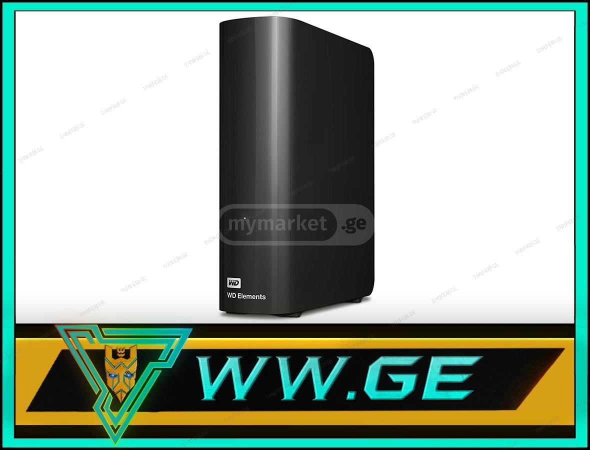 ✅ ახალი ✅ WD 14TB Elements Desktop Hard Drive HDD, USB 3.0 ✅