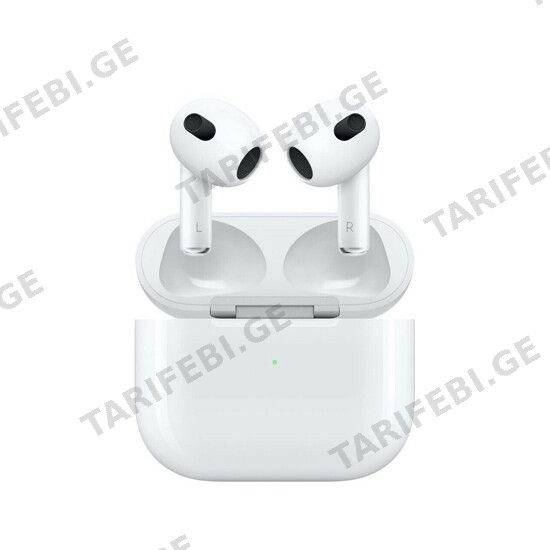 ყურსასმენი Apple AirPods (3rd generation) MME73RU/A Wireless Charging Сase