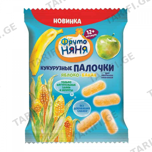 ფრუტო–ჩხირები სიმინდის ვაშლი, ბანანი 20გრ_136124