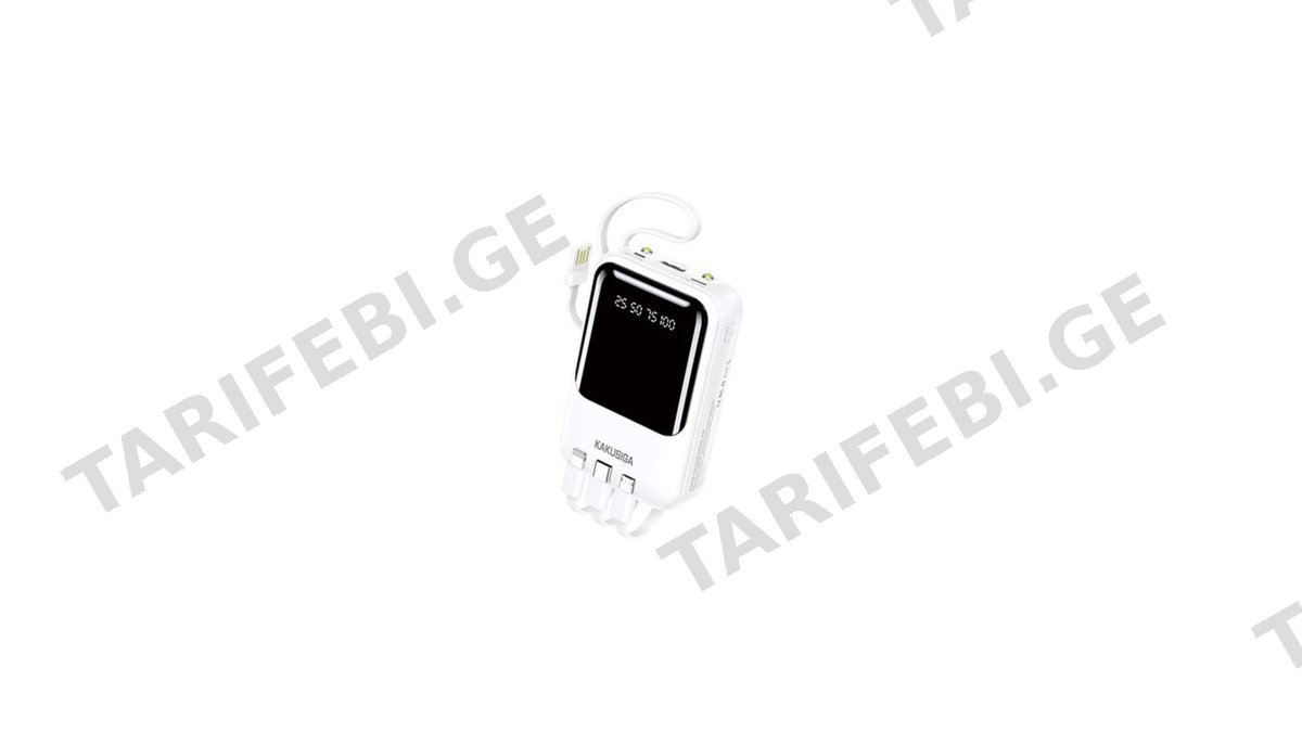 HOTRIPLE P2 პორტატული დამტენი10000MAH