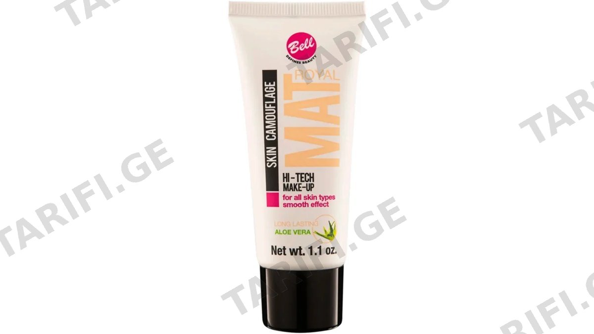 BELL Royal Mat Aloe Vera ტონალური კრემი N 03 (ბელი)