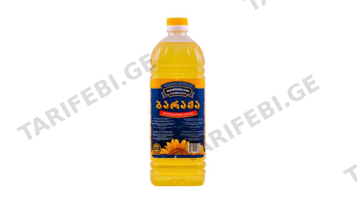 მზესუმზირის ზეთი ბარაქა/1.8ლ