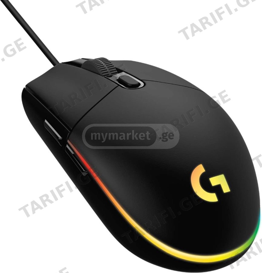 LOGITECH G102 LIGHTSYNC Corded Gaming Mouse - BLACK - USB - EERBrand: LogitechInterface: USBLight: RGBDPI: 8000Weight: 85gWarrant: 24 months