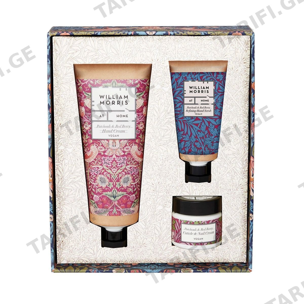 ჰესკოტი და აივორი ხელის მოვლის ნაკრები William Morris 5688 Hescott en Ivory Handverzorgingsset van William Morris