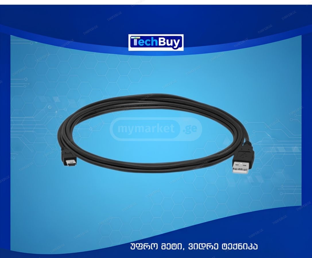 MINI USB TO USB 1.8 მ