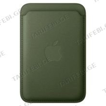 iPhone FineWoven Wallet with MagSafe Moss მობულირი ტელეფონის საფულე ქეისი
