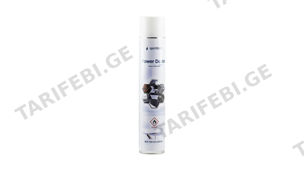 შეკუმშული ჰაერი Gembird CK-CAD-FL750-01, 750ml, Compressed Air Duster