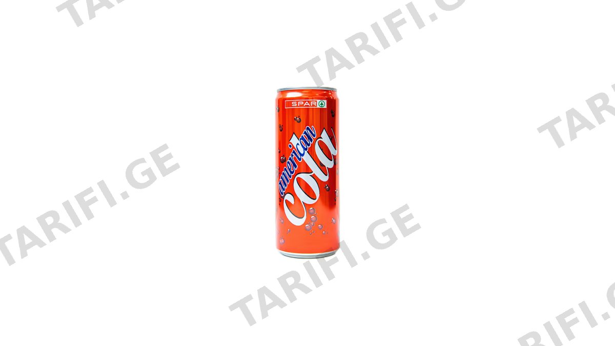 გაზ.სასმელი /American cola/ 0.33ლ ქილა