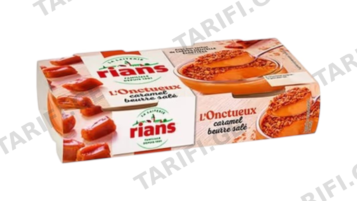 RIANS დესერტი კარამელით 2X90გრ