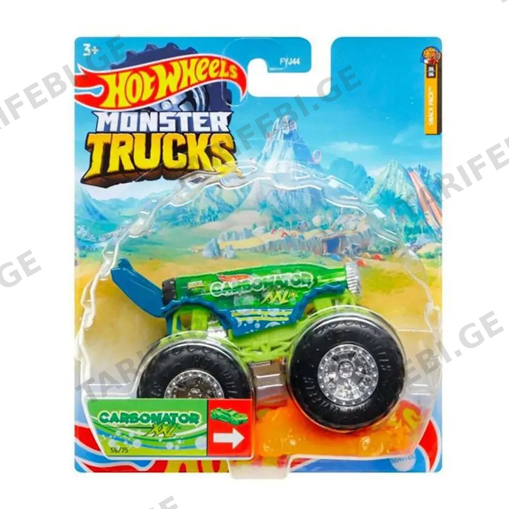 სათამაშო მანქანა HOT WHEELS MONSTER TRUCKS CAR FYJ44