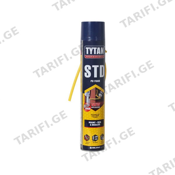 750მლ ქაფი "ტიტანი" პროფესიონალი Std PU Foam ERGO