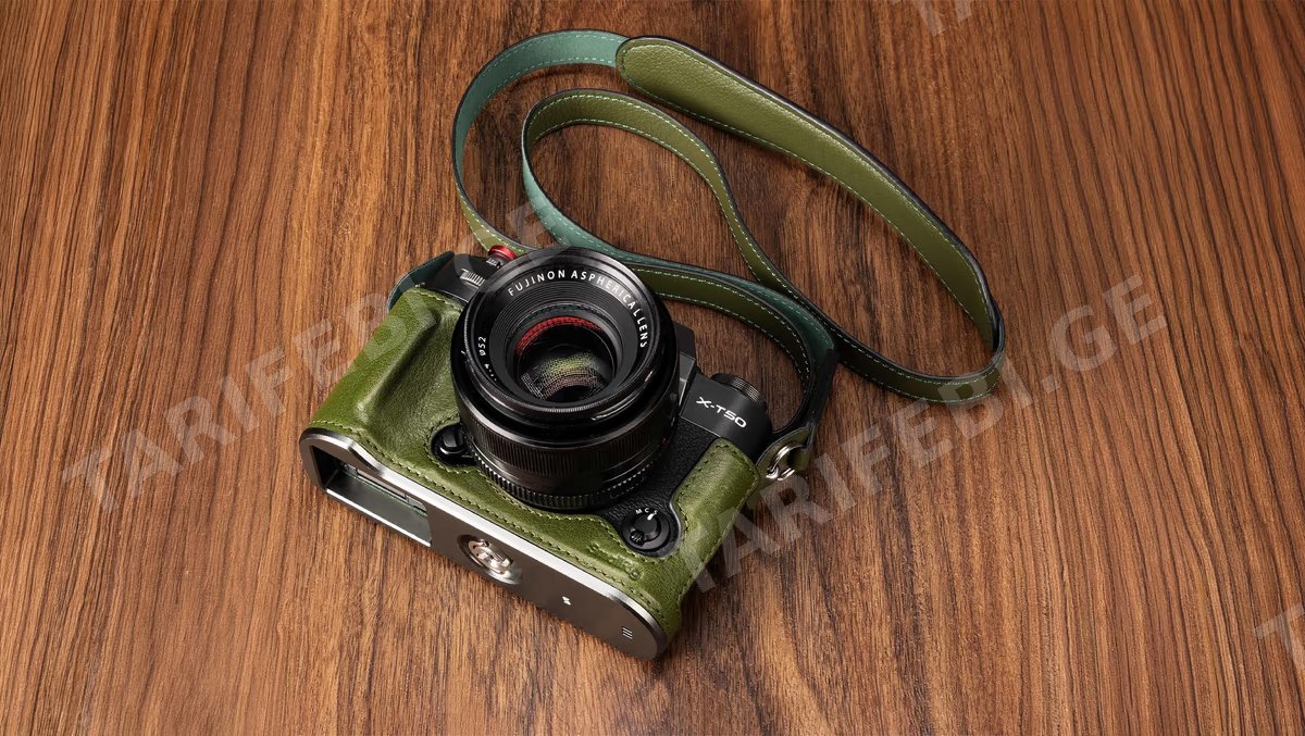 SmallRig Leather Half Case Kit for X-T50 (Green) - 4711