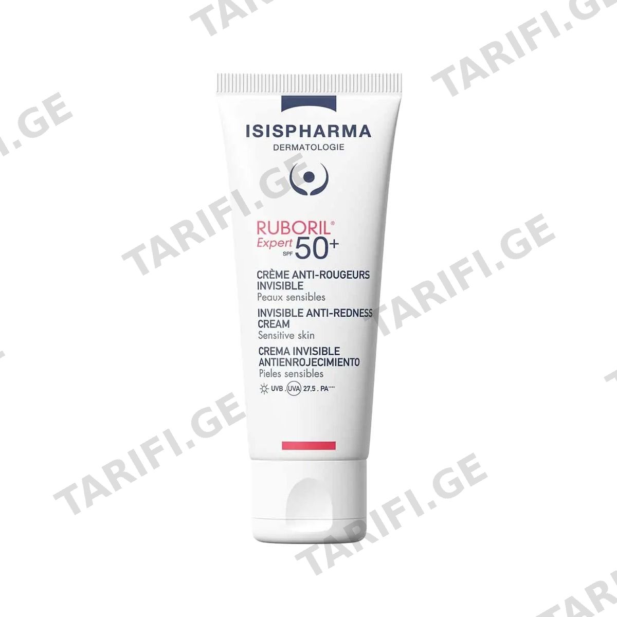 დღის კრემი გამჭირვალე Ruboril 40მლ 1581 ისის ფარმა - ISIS PHARMA